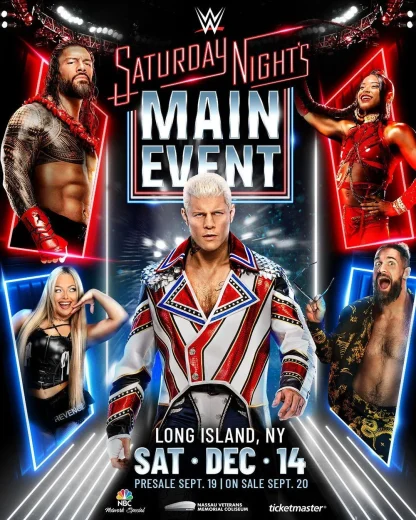 مشاهدة عرض WWE Saturday Night’s Main Event 2024 مترجم